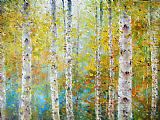 Ioan Popei Birch Trees 01 painting